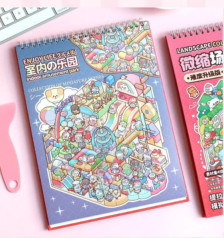Dreamscape Set – 6in1 Plus Size Scene Sticker Books