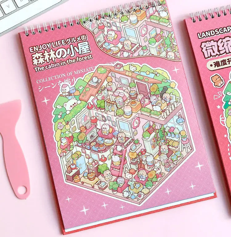 Dreamscape Set – 6in1 Plus Size Scene Sticker Books