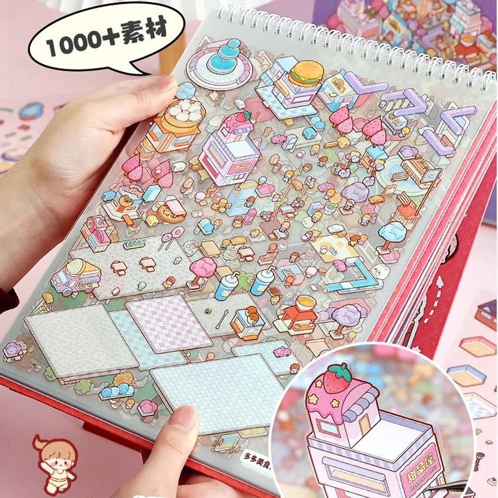 Dreamscape Set – 6in1 Plus Size Scene Sticker Books