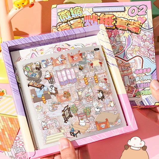 Whimsy Box – 20 Cartoon Landscape Scenes